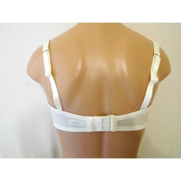 Paramour Bra 34D Underwire Lace Beige Creme New Semi - Demi  Intimates - Picture 2 of 5